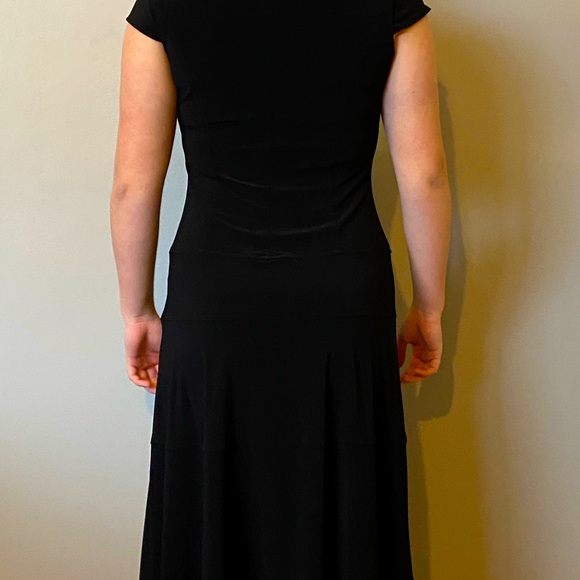 Joseph Ribkoff mid-length black dress - Picture 2 of 6